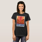 Bryce Canyon Retro Nationalpark Souvenir Utah Roc T-Shirt (Vorne ganz)