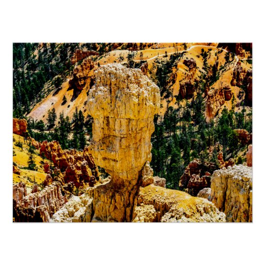 Bryce Canyon Robot Man Glossy Poster (Vorderseite)