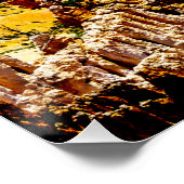 Bryce Canyon Robot Man Glossy Poster (Ecke)