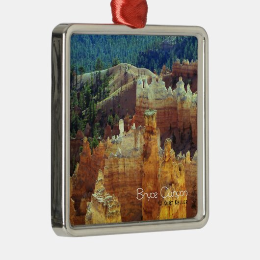 Bryce Canyon Silbernes Ornament (Rechts)