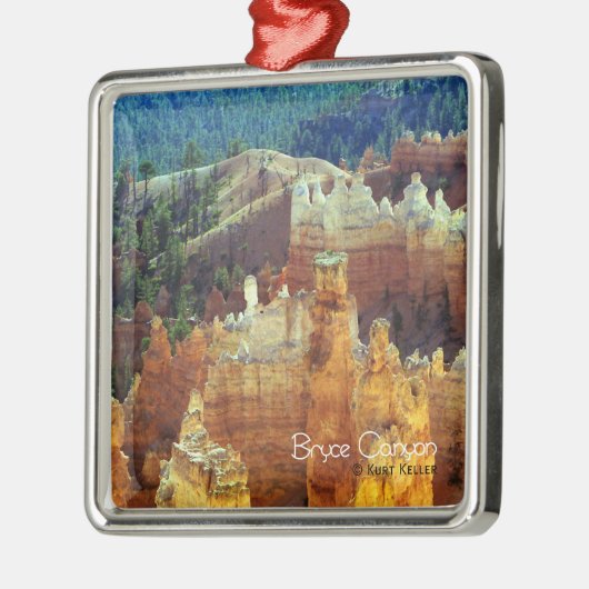 Bryce Canyon Silbernes Ornament (Links)