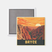 Bryce Canyon Thors Hammer Utah Souvenir Magnet (Vorderseite/Rückseite)