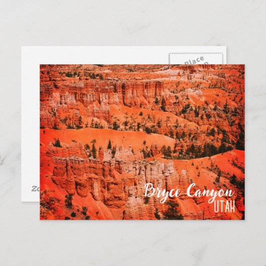 Bryce Canyon, Ut Postkarte (Vorne/Hinten)