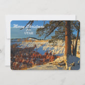 Bryce Canyon Utah Foto Template Weihnachtskarte Feiertagskarte (Vorderseite)