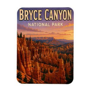 Bryce Canyon Utah Hoodoos Reise-Geschenk Magnet