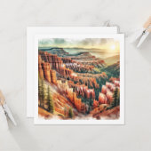 Bryce Canyon, Utah | Just Sprichwort Hi Karte (Vorderseite/Rückseite Beispiel)