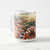 Bryce Canyon, Utah Nationalpark Kaffeetasse (Vorderseite Links)