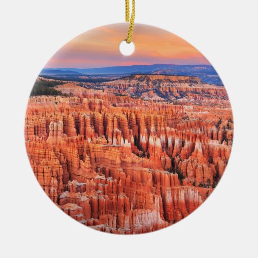 Bryce Canyon Utah Nationalpark Keramik Ornament (Vorne)