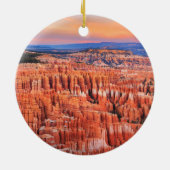 Bryce Canyon Utah Nationalpark Keramik Ornament (Hinten)