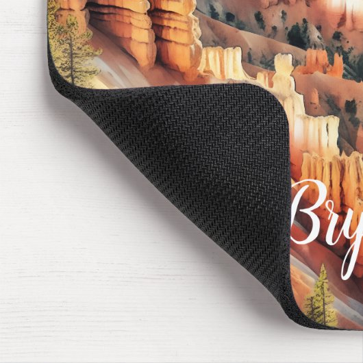 Bryce Canyon, Utah Nationalpark Mousepad (Ecke)