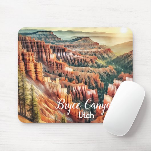 Bryce Canyon, Utah Nationalpark Mousepad (Mit Mouse)