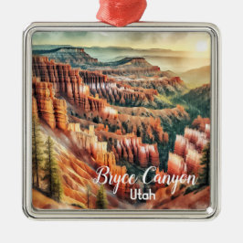 Bryce Canyon, Utah Nationalpark Ornament Aus Metall