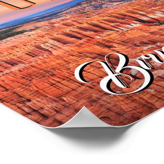 Bryce Canyon Utah Poster (Ecke)