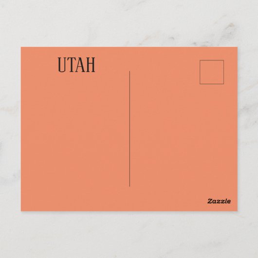 Bryce Canyon Utah Postkarte (Rückseite)