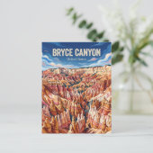 Bryce Canyon Utah Postkarte (Stehend Vorderseite)