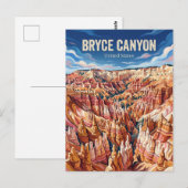 Bryce Canyon Utah Postkarte (Vorne/Hinten)