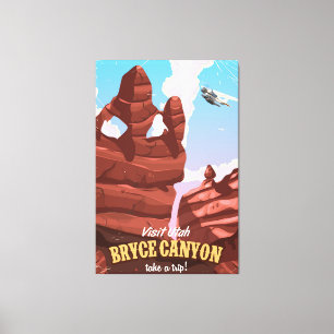 Bryce Canyon Vintage Reiseplakat Leinwanddruck