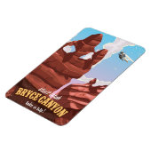 Bryce Canyon Vintage Reiseplakat Magnet (Linke Seite)