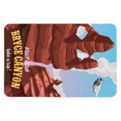 Bryce Canyon Vintage Reiseplakat Magnet (Horizontal)