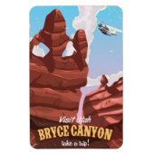 Bryce Canyon Vintage Reiseplakat Magnet (Vertikal)