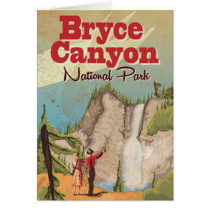 Bryce Canyon Vintage-Reiseposter