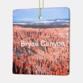Bryce Canyon Weihnachtsdekoration Keramikornament (Links)