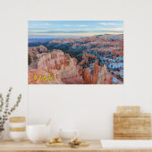 Bryce-Canyon-Winterlandschaft Poster (Küche)