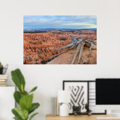 Bryce Nationalpark Canyon Sunrise Poster (Heimbüro)