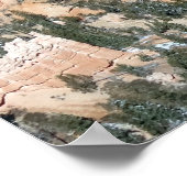 Bryce Point am Bryce Canyon Nationalpark Poster (Ecke)