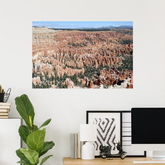Bryce Point am Bryce Canyon Nationalpark Poster (Heimbüro)