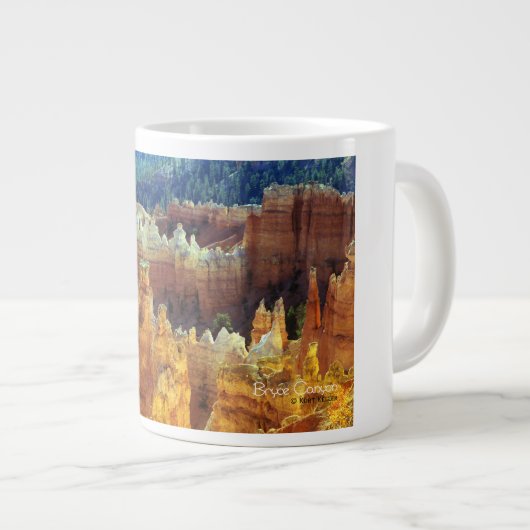 Bryce Schlucht Jumbo-Tasse (Vorderseite Rechts)