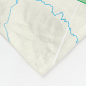 Bryce Schlucht-Kartendecke Fleecedecke (Ecke)