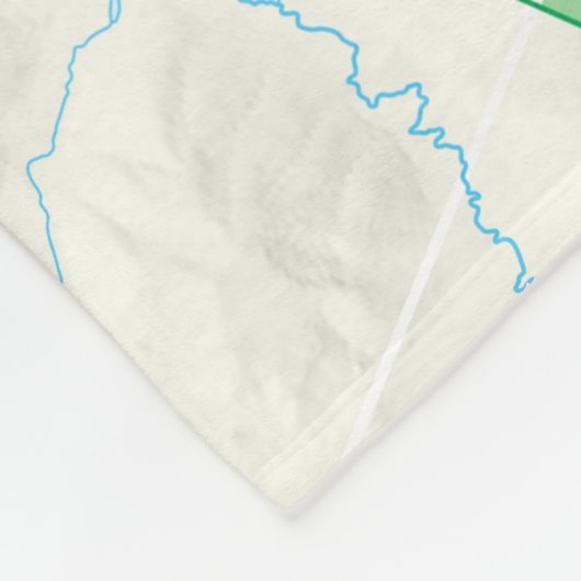 Bryce Schlucht-Kartendecke Fleecedecke (Ecke)