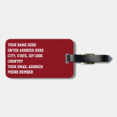 Bryce Schlucht-Nationalpark Gepäckanhänger (Rückseite horizontal)