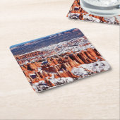 Bryce Schlucht-Nationalpark Rechteckiger Pappuntersetzer (angewinkelt)