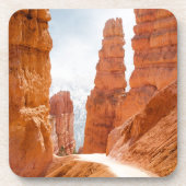 Bryce Schlucht-Nationalpark-Spur Untersetzer (Vorderseite)