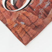 Bryce Schlucht-Sonnenuntergang Fleecedecke (Ecke)