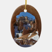Bryce Schlucht-Winter Keramik Ornament (Vorne)