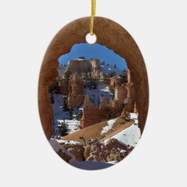 Bryce Schlucht-Winter Keramik Ornament