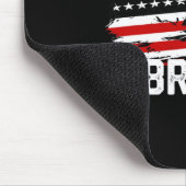 Bryce Usa Flag Personalisiert 4. Juli Bryce Mousepad (Ecke)