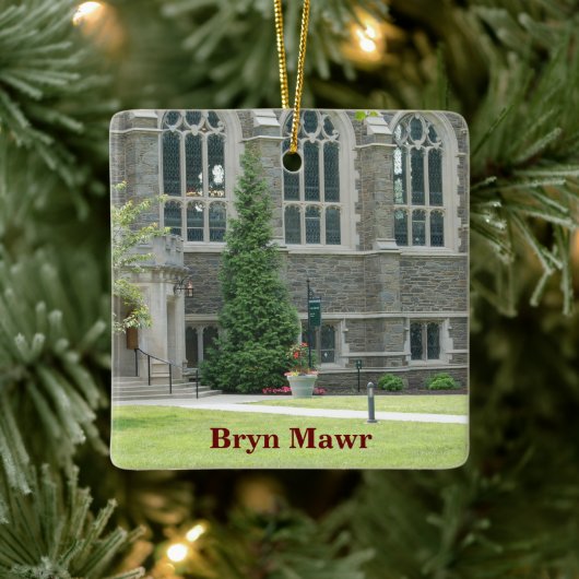 Bryn Mawr Great Hall Foto Keramikornament (Baum)