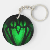 Bryn Mawr Lantern Foto Green Schlüsselanhänger (Rückseite)