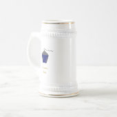 Bryn Mawr Lantern in Dark Blue Anassa Kata Bierglas (Vorderseite Links)