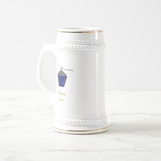 Bryn Mawr Lantern in Dark Blue Anassa Kata Bierglas (Vorderseite Links)