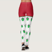 Bryn Mawr Lantern Red Green Weihnachten Leggings (Rückseite)