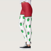 Bryn Mawr Lantern Red Green Weihnachten Leggings (Links)