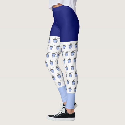 Bryn Mawr Light Blue Lantern Leggings (Links)