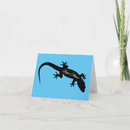 Bryn Mawr lizard card
