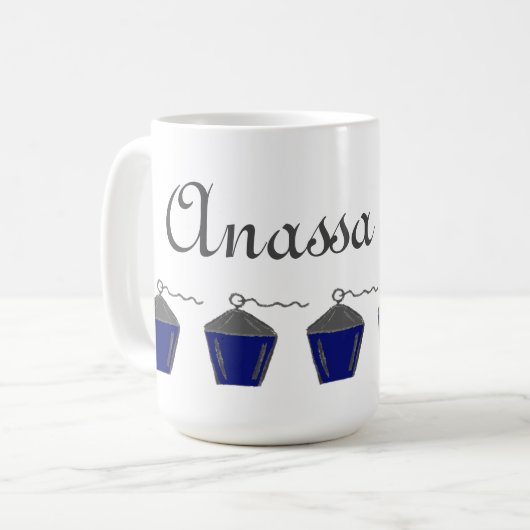 Bryn Mawr Tasse Dark Blue Lantern Anassa kata (Vorderseite Links)