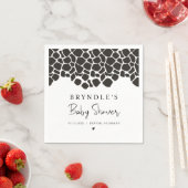 BRYNDLE Modern Cow Print Baby Dusche Serviette (Beispiel)